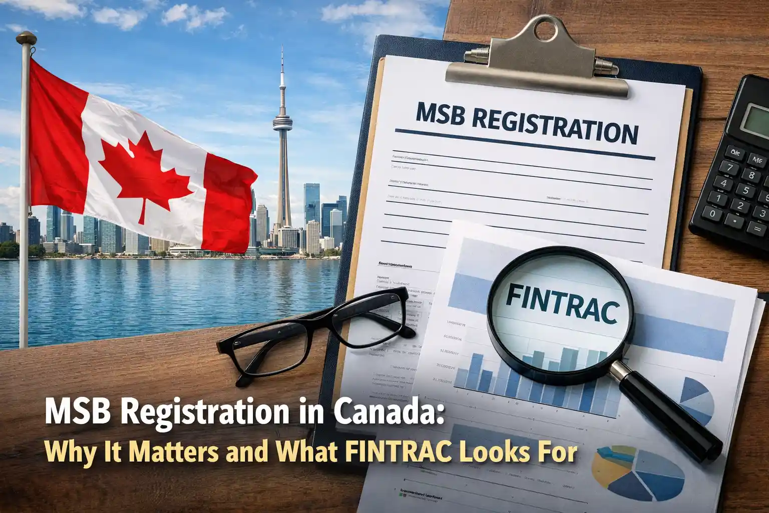 MSB registration documents, and FINTRAC compliance review concept.